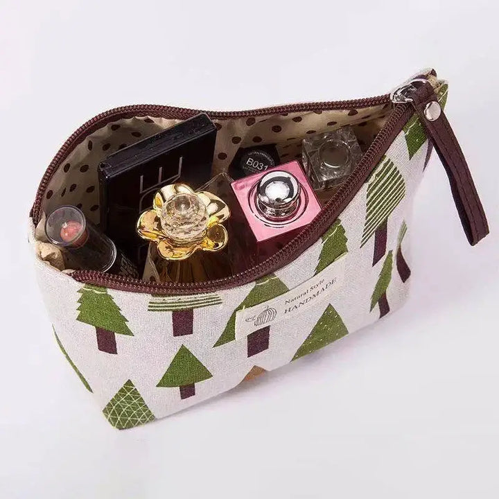 Trousse de Maquillage Portable - Sac de Voyage avec Fermeture Éclair