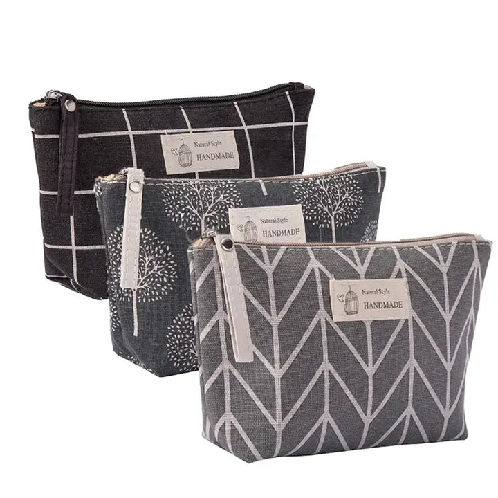 Trousse de Maquillage Portable - Sac de Voyage avec Fermeture Éclair
