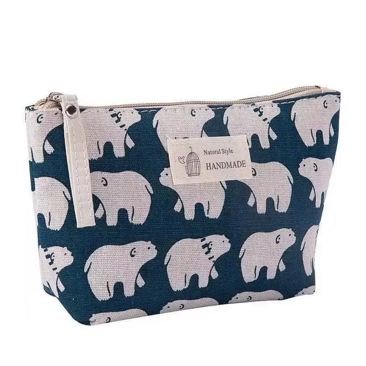 Trousse de Maquillage Portable - Sac de Voyage avec Fermeture Éclair - 7