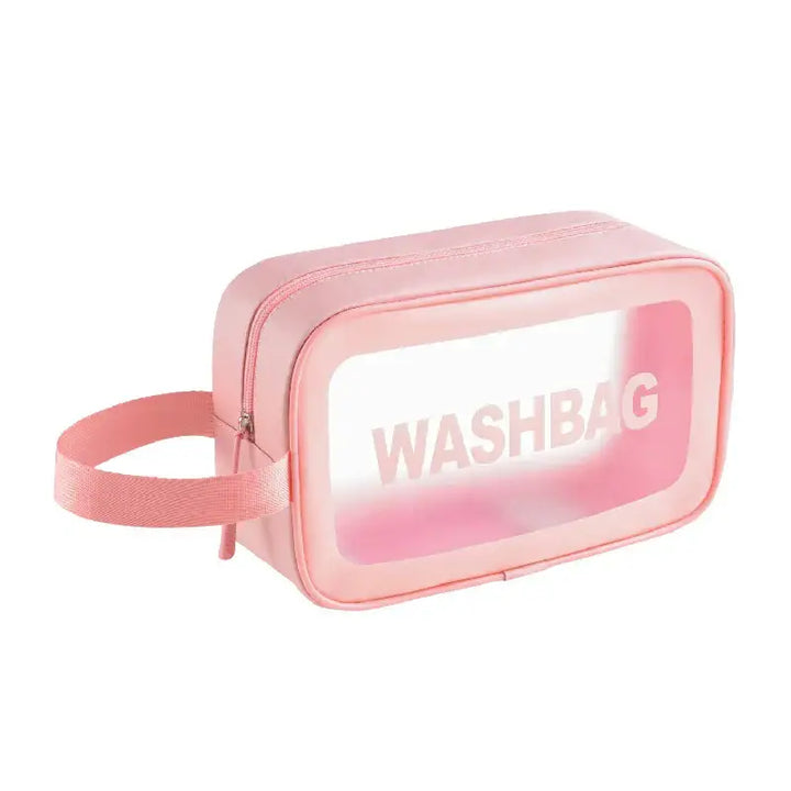 Trousse de Maquillage Waterproof - Rangement Compact et Transparent - M-Rose