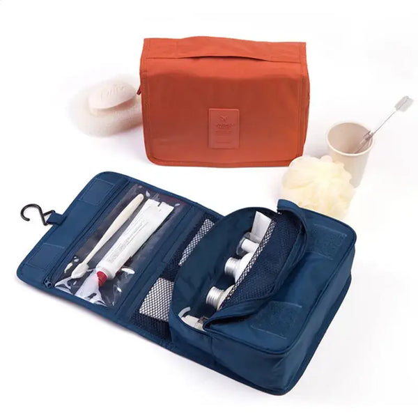 Trousse de Toilette Étanche - Grande Capacité & Rangement Voyage