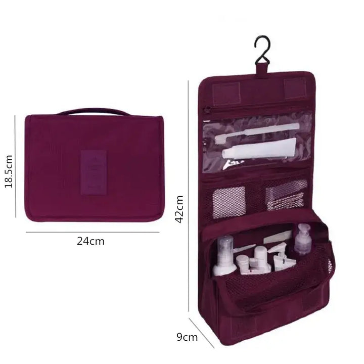Trousse de Toilette Étanche - Grande Capacité & Rangement Voyage