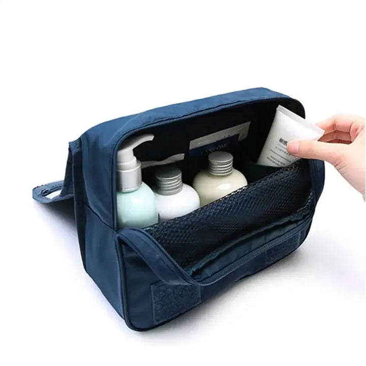 Trousse de Toilette Étanche - Grande Capacité & Rangement Voyage