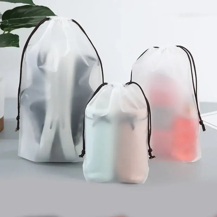 Trousse de Toilette Maquillage - Étui Transparent PVC Étanche Voyage - Neutre / S
