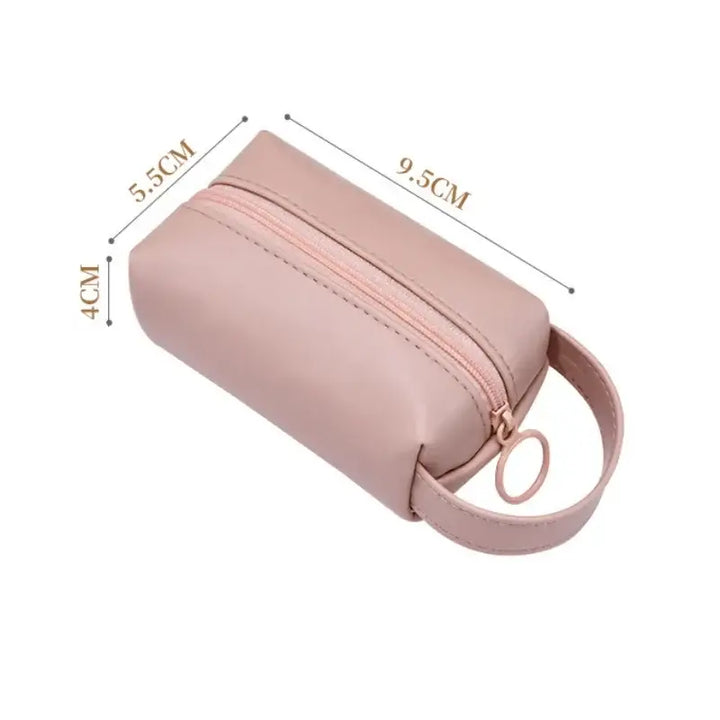 Trousse de Toilette Voyage - Compacte en Cuir PU avec Compartiments Maquillage
