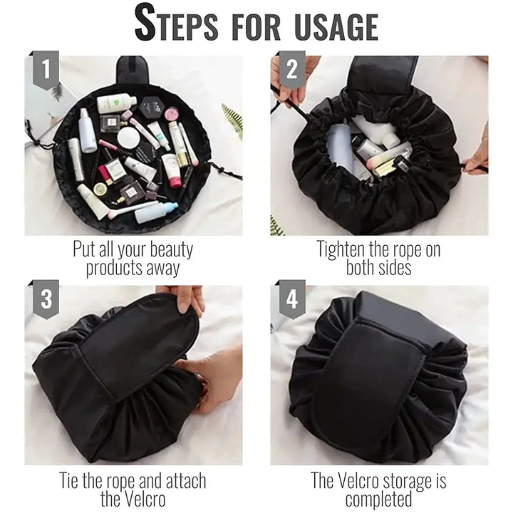 Trousse de Voyage Compacte - Rangement Maquillage et Accessoires