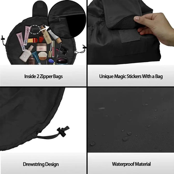 Trousse de Voyage Compacte - Rangement Maquillage et Accessoires