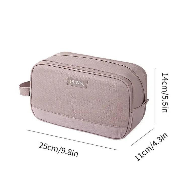 Trousse de Voyage Étanche - Compartiment Séparé pour Accessoires de Toilette - S-Rose