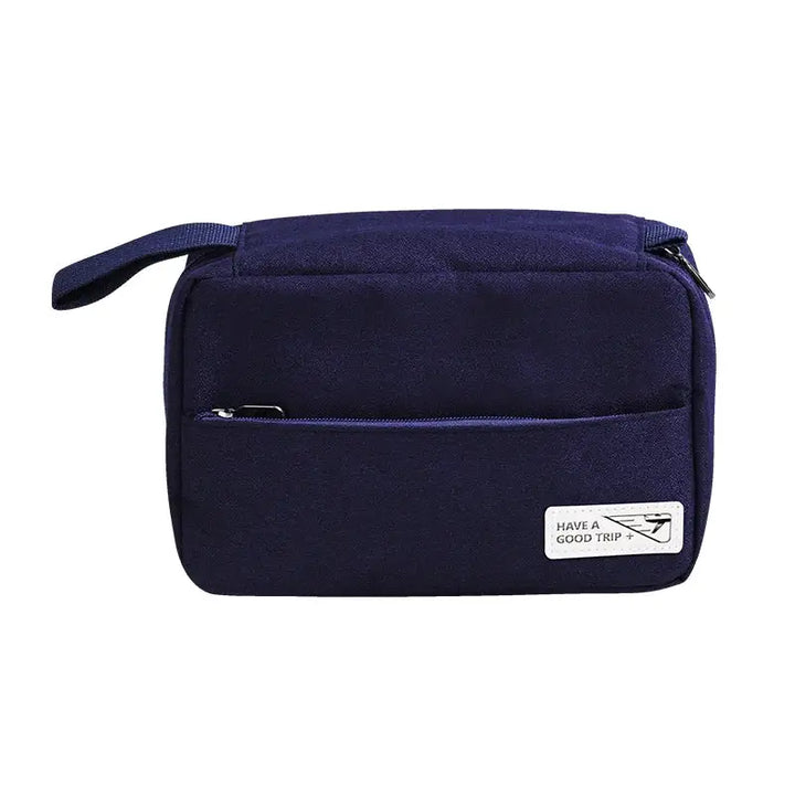 Trousse de Voyage Femme - Grande Capacité pour Cosmétiques et Accessoires - Bleu profond