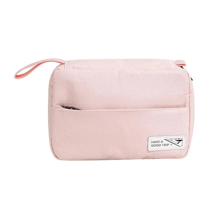 Trousse de Voyage Femme - Grande Capacité pour Cosmétiques et Accessoires - Rose
