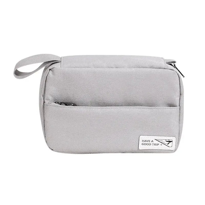 Trousse de Voyage Femme - Grande Capacité pour Cosmétiques et Accessoires - Gris