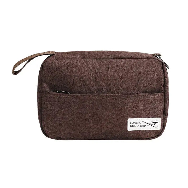 Trousse de Voyage Femme - Grande Capacité pour Cosmétiques et Accessoires - Marron