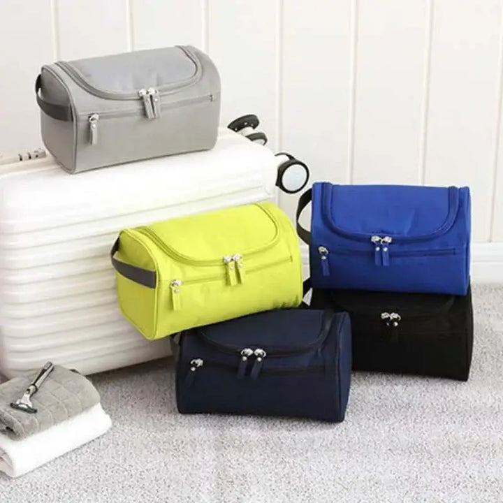 Trousse de Voyage Imperméable en Nylon - Rangement Cosmétiques et Maquillage