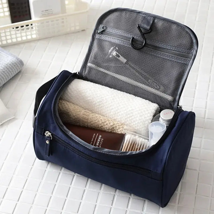 Trousse de Voyage Imperméable en Nylon - Rangement Cosmétiques et Maquillage