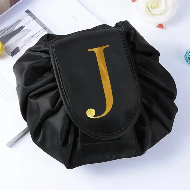 Trousse Maquillage de Voyage - Pliable et Compacte avec Motifs Imprimés - J