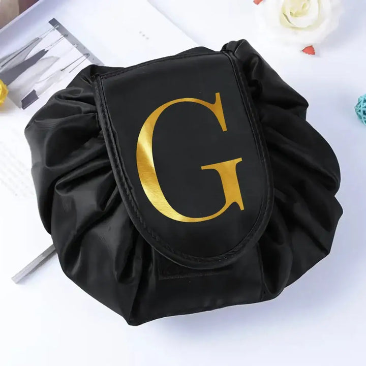 Trousse Maquillage de Voyage - Pliable et Compacte avec Motifs Imprimés - G