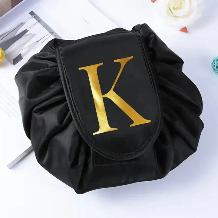 Trousse Maquillage de Voyage - Pliable et Compacte avec Motifs Imprimés - K