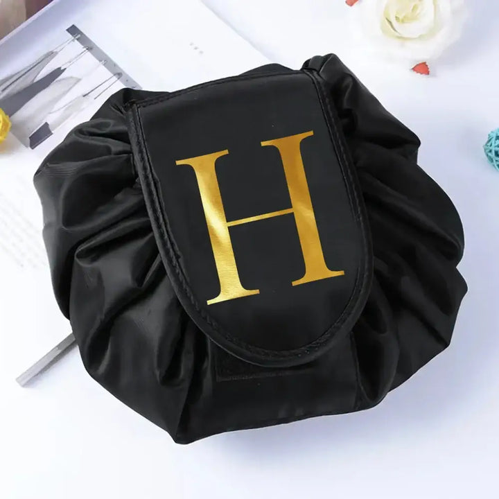 Trousse Maquillage de Voyage - Pliable et Compacte avec Motifs Imprimés - H