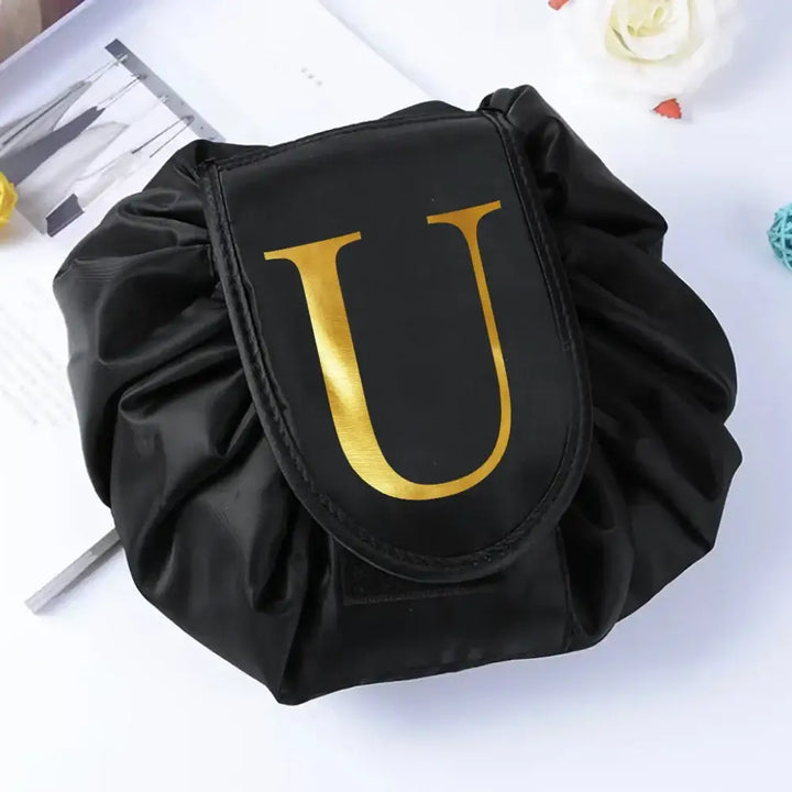 Trousse Maquillage de Voyage - Pliable et Compacte avec Motifs Imprimés - U
