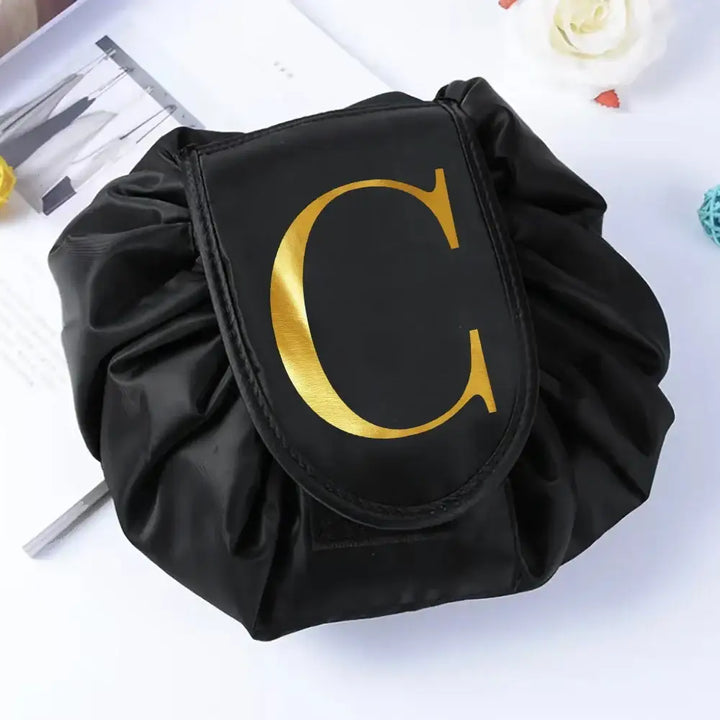 Trousse Maquillage de Voyage - Pliable et Compacte avec Motifs Imprimés - C