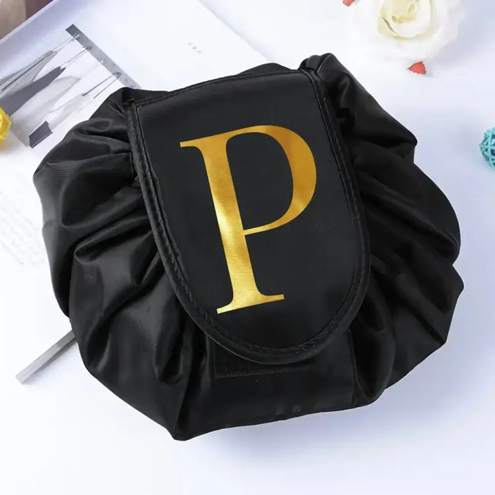 Trousse Maquillage de Voyage - Pliable et Compacte avec Motifs Imprimés - P