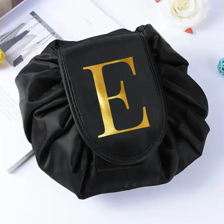 Trousse Maquillage de Voyage - Pliable et Compacte avec Motifs Imprimés - E