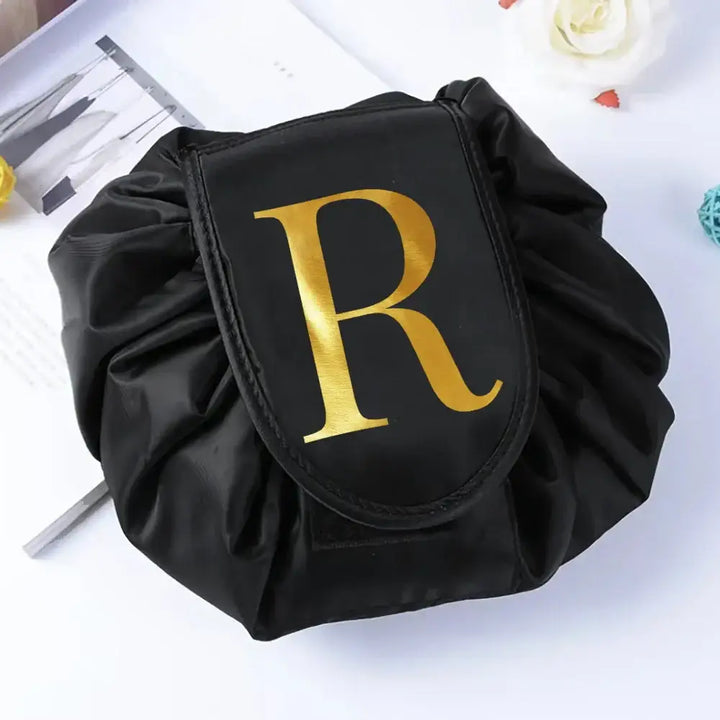 Trousse Maquillage de Voyage - Pliable et Compacte avec Motifs Imprimés - R