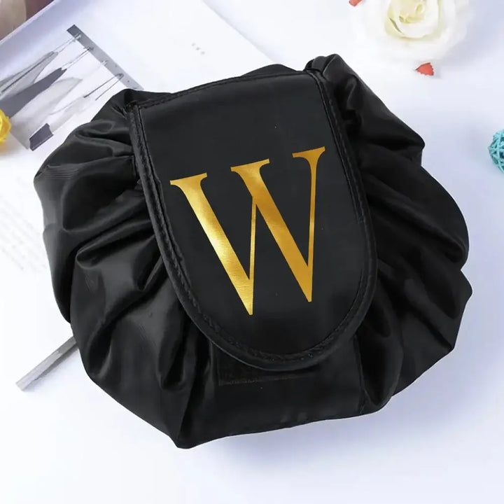Trousse Maquillage de Voyage - Pliable et Compacte avec Motifs Imprimés - W