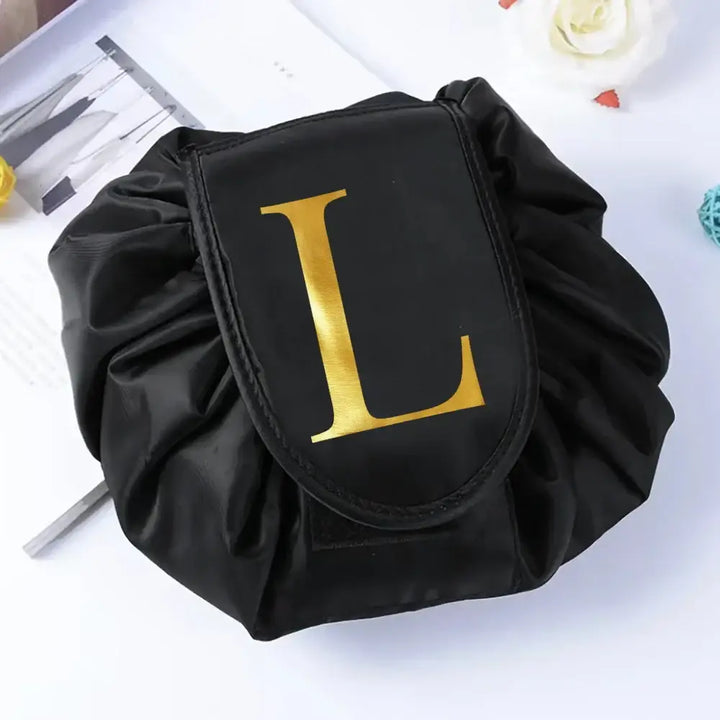 Trousse Maquillage de Voyage - Pliable et Compacte avec Motifs Imprimés - L