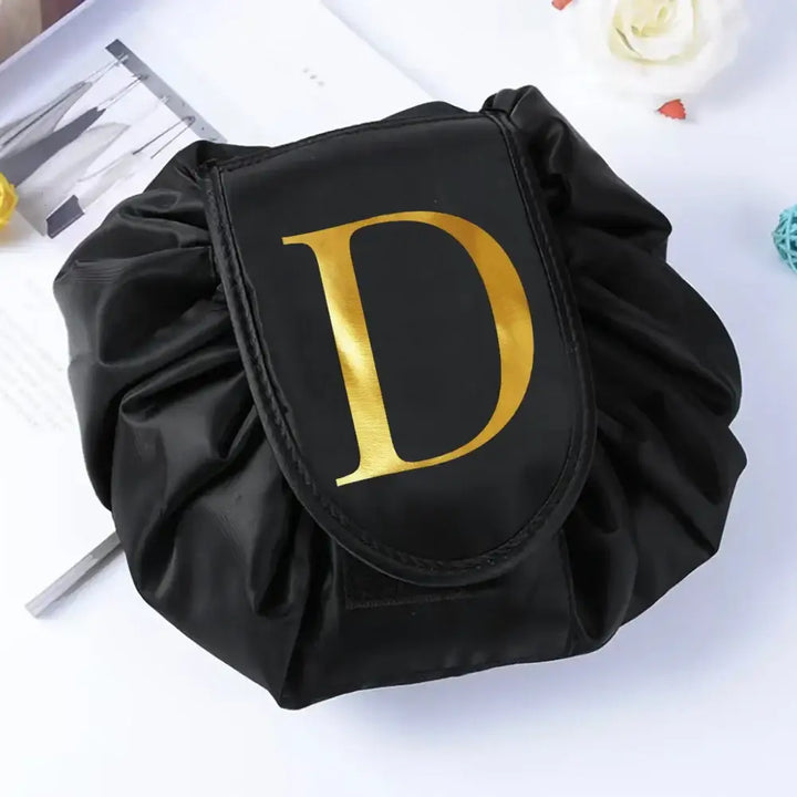 Trousse Maquillage de Voyage - Pliable et Compacte avec Motifs Imprimés - D
