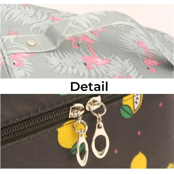 Trousse Maquillage Grande Capacité - Étanche et Pliable pour Voyage