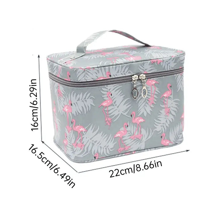 Trousse Maquillage Grande Capacité - Étanche et Pliable pour Voyage