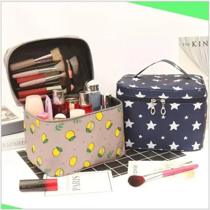 Trousse Maquillage Grande Capacité - Étanche et Pliable pour Voyage