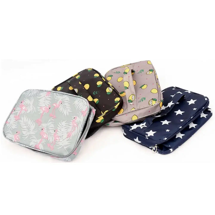 Trousse Maquillage Grande Capacité - Étanche et Pliable pour Voyage