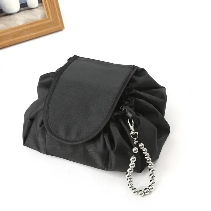 Trousse Maquillage Transparente - Étanche avec Double Fermeture à Glissière