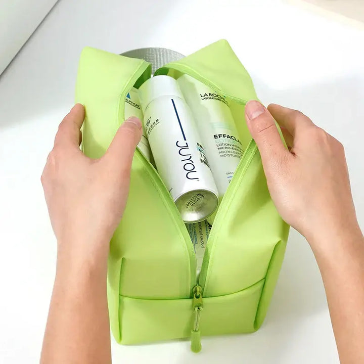 Trousse Transparente Étanche - Rangement Voyage & Maquillage